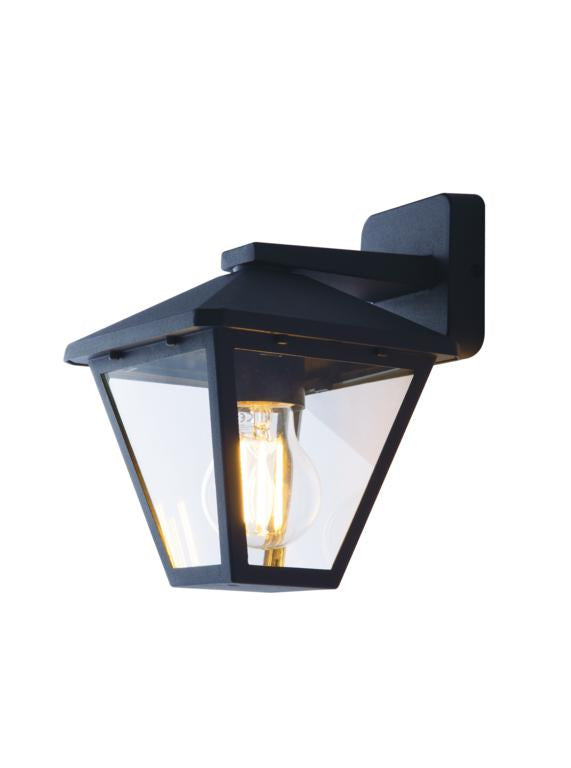 Applique per esterno IP44 in alluminio antracite diffusore vetro rivolta in basso lampada 1XE27 non inclusa PRISMA Applique per esterno IP44 in alluminio antracite diffusore vetro rivolta in basso lampada 1XE27 non inclusa PRISMA